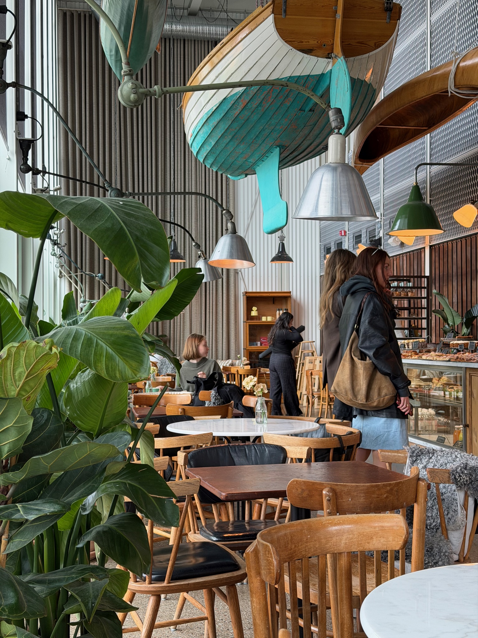 A café on Djurgården in the summer